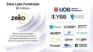 Zeko Labs Secures $3 Million to Advance Zeko Protocol Development 