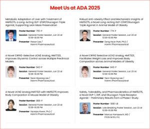 Hanmi Pharmaceutical Announces Major Research Results at ADA 2025 on Next-Gen Obesity Drugs