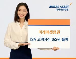 미래에셋증권, ISA 고객자산 6조 원 돌파… 로보어드바이저로 시장 선도