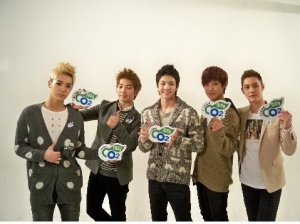 Boy band promotes album against climate change