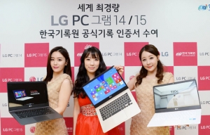 LG Electronics Brand-New Laptop “Gram 14” Gains High Popularity