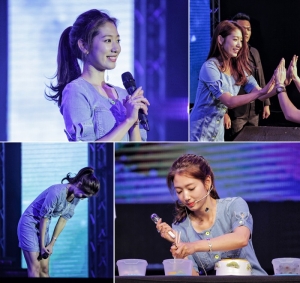 Park Shin-hye Shows Off Her Beautiful Smiles to Taiwanese Fans for ‘Asia Tour’